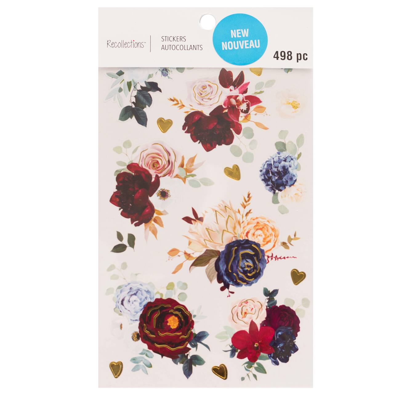 12 Pack: Midnight Floral Stickers by Recollections™